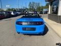 2014 Grabber Blue Ford Mustang GT Premium Convertible  photo #12