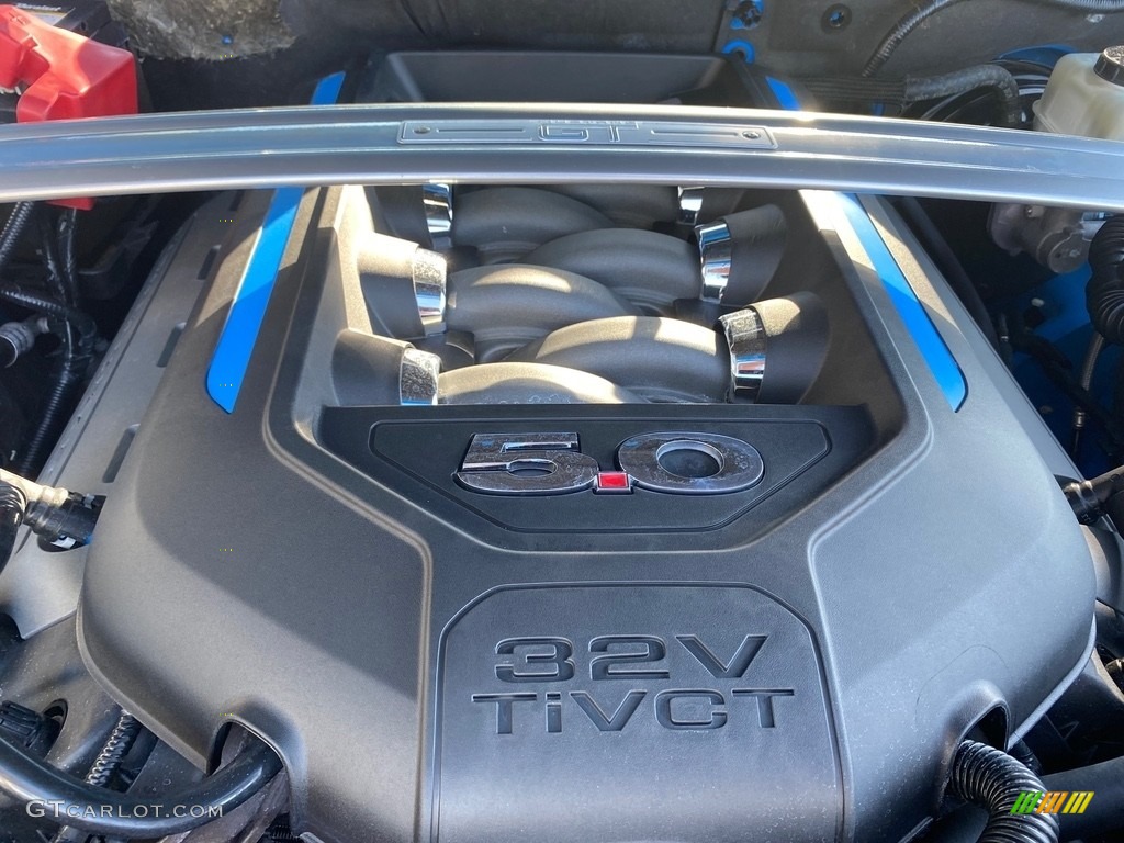 2014 Mustang GT Premium Convertible - Grabber Blue / Charcoal Black photo #15