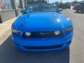 2014 Grabber Blue Ford Mustang GT Premium Convertible  photo #48