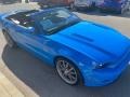 2014 Grabber Blue Ford Mustang GT Premium Convertible  photo #49