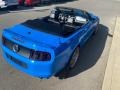 2014 Grabber Blue Ford Mustang GT Premium Convertible  photo #52