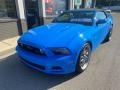 2014 Grabber Blue Ford Mustang GT Premium Convertible  photo #53