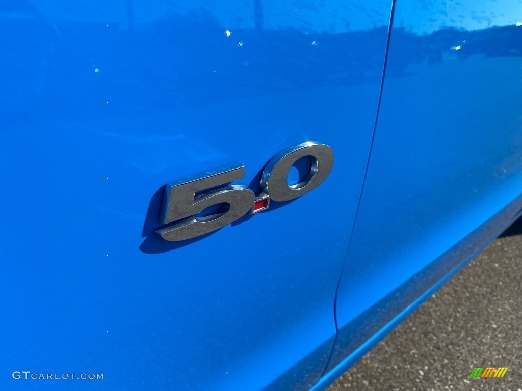 2014 Mustang GT Premium Convertible - Grabber Blue / Charcoal Black photo #56