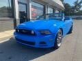 2014 Grabber Blue Ford Mustang GT Premium Convertible  photo #57