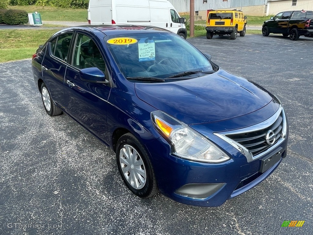Deep Blue Pearl 2019 Nissan Versa SV Exterior Photo #146564582