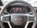 Jet Black w/Red Accents 2023 Chevrolet Blazer RS AWD Steering Wheel