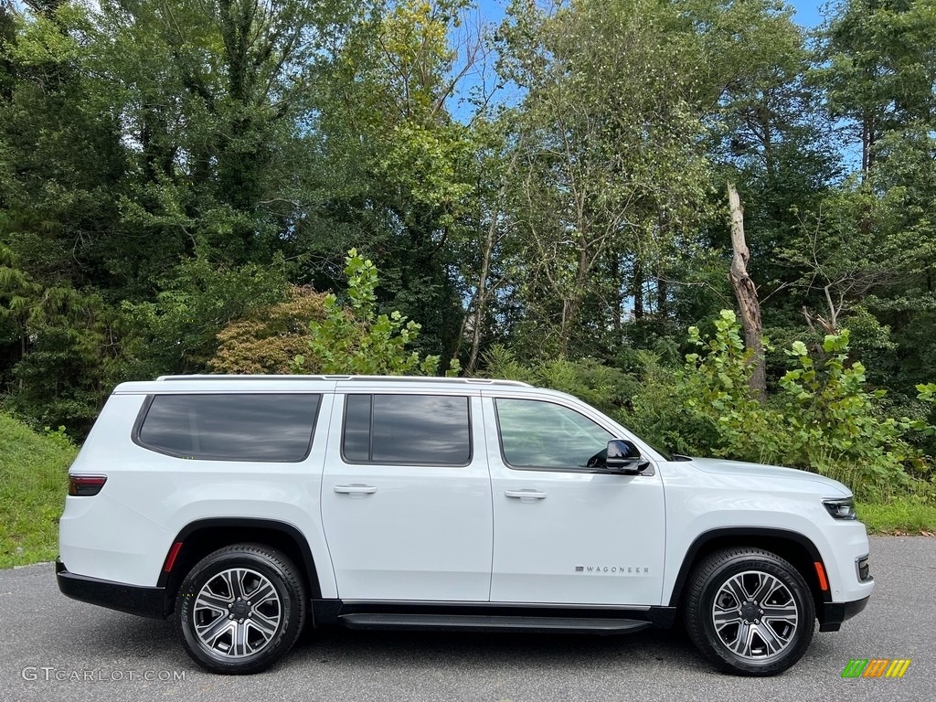 Bright White 2023 Jeep Wagoneer L Base 4x4 Exterior Photo #146564616