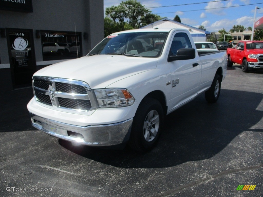 2019 1500 Tradesman Regular Cab - Bright White / Black/Diesel Gray photo #2