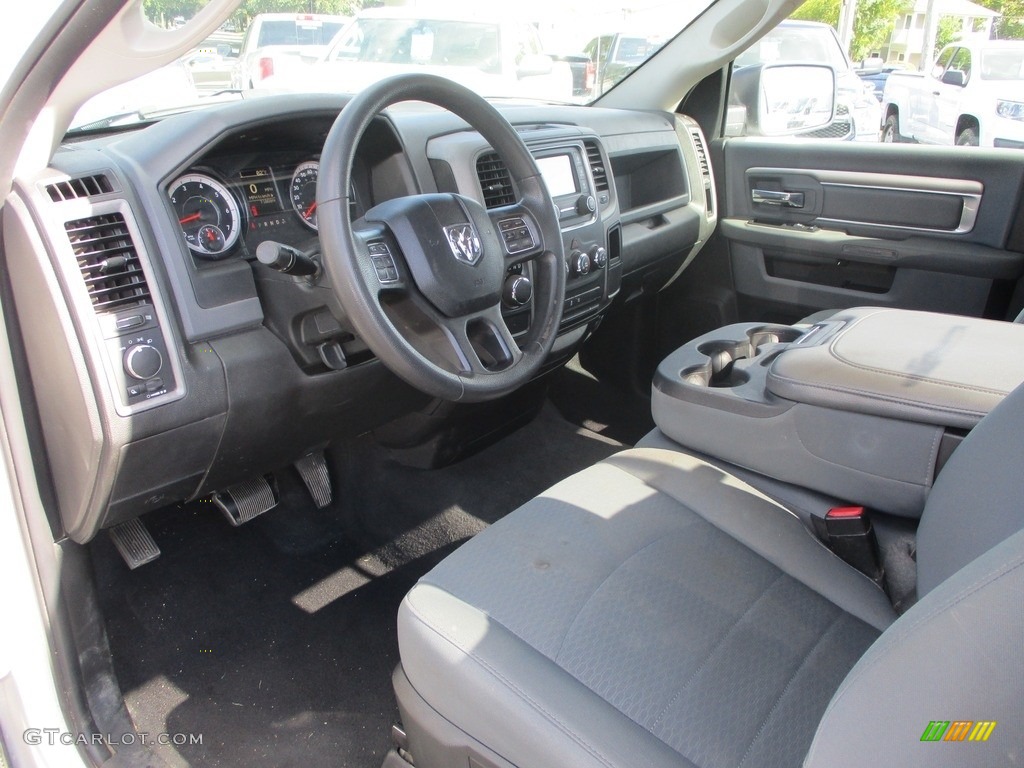 2019 1500 Tradesman Regular Cab - Bright White / Black/Diesel Gray photo #6