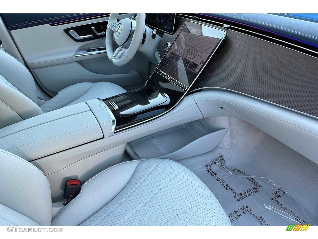 Neva Gray/Biscaya Blue Interior 2023 Mercedes-Benz EQE 350+ 4Matic Sedan Photo #146566971
