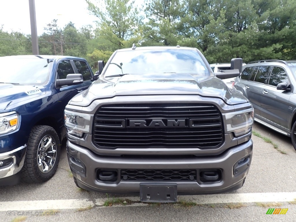 2022 2500 Laramie Crew Cab 4x4 - Granite Crystal Metallic / Black photo #2