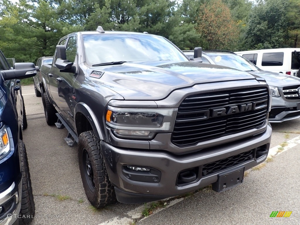 2022 2500 Laramie Crew Cab 4x4 - Granite Crystal Metallic / Black photo #3