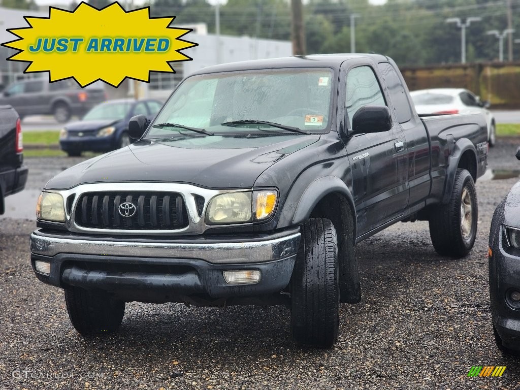 2004 Tacoma V6 TRD Xtracab 4x4 - Black Sand Pearl / Charcoal photo #1