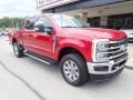 2023 Rapid Red Metallic Ford F250 Super Duty Lariat Crew Cab 4x4  photo #2