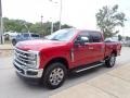 Front 3/4 View of 2023 F250 Super Duty Lariat Crew Cab 4x4