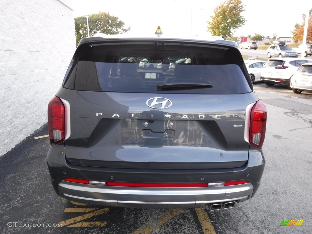 2024 Palisade Calligraphy AWD - Steel Graphite / Navy/Beige photo #7