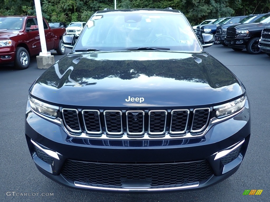 2024 Grand Cherokee 4XE - Midnight Sky / Global Black photo #9
