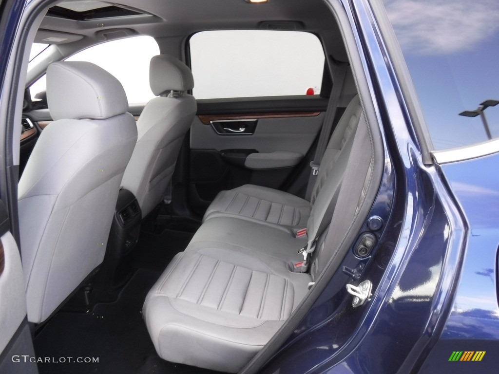 2018 CR-V EX AWD - Obsidian Blue Pearl / Gray photo #30