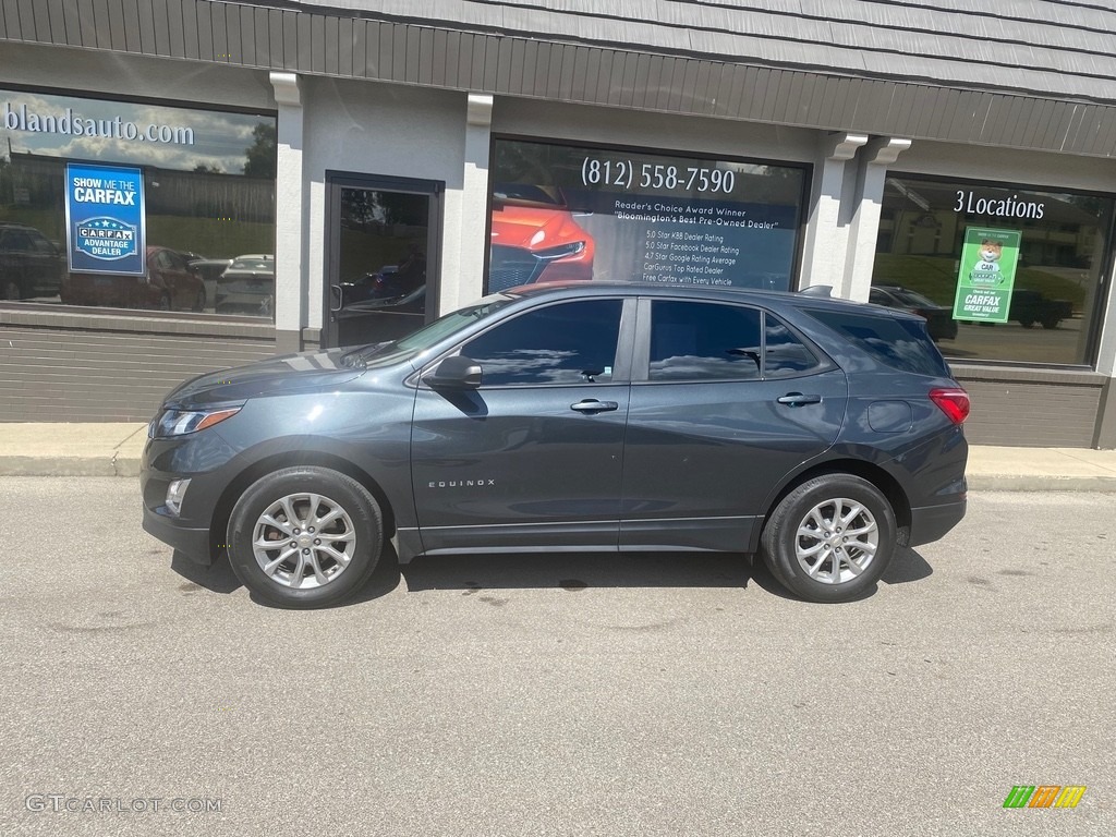 2020 Equinox LS - Nightfall Gray Metallic / Ash Gray photo #1