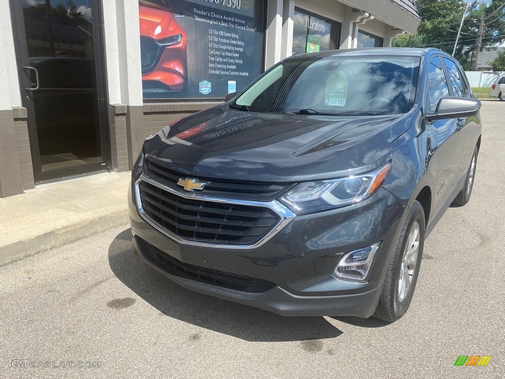 2020 Equinox LS - Nightfall Gray Metallic / Ash Gray photo #3