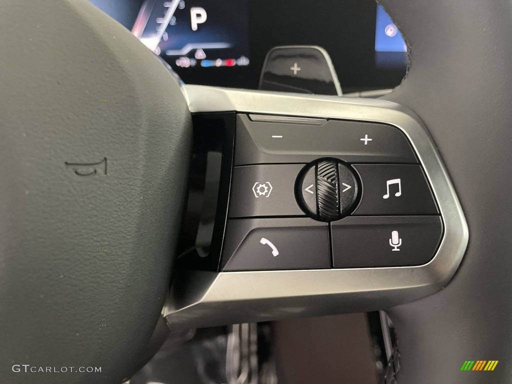 2023 BMW X1 xDrive28i Mocha Steering Wheel Photo #146569730