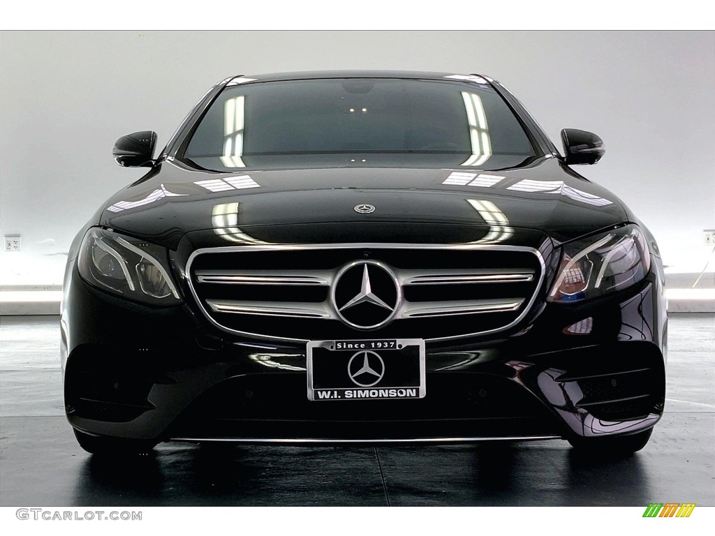 2020 E 350 Sedan - Black / Black photo #2
