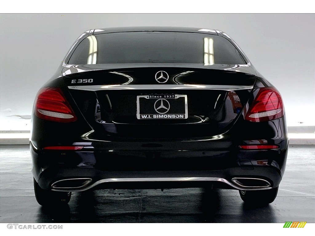 2020 E 350 Sedan - Black / Black photo #3