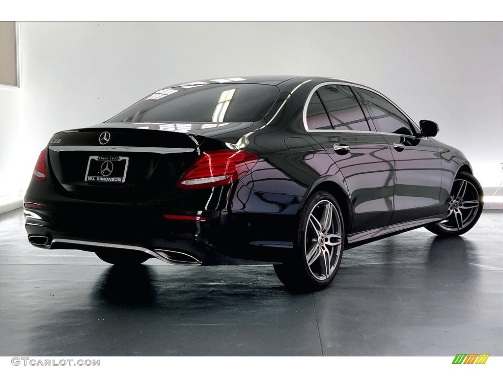 2020 E 350 Sedan - Black / Black photo #13