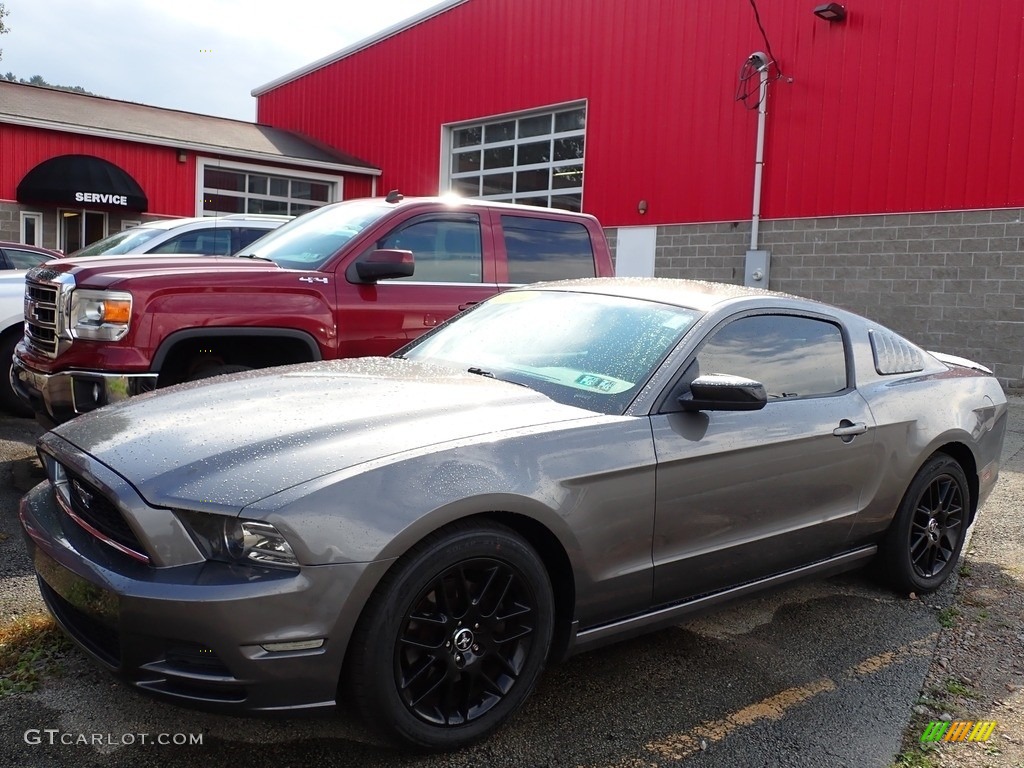 2014 Mustang V6 Coupe - Sterling Gray / Charcoal Black photo #1