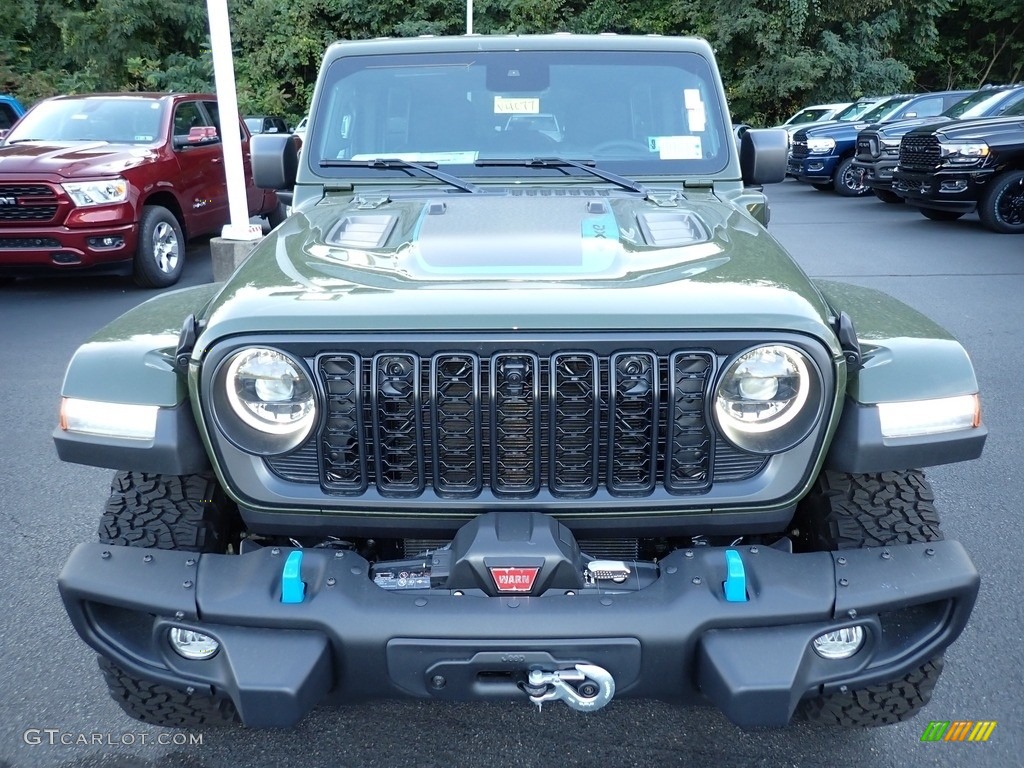 2024 Wrangler 4-Door Rubicon X 4xe Hybrid - Sarge Green / Black photo #9