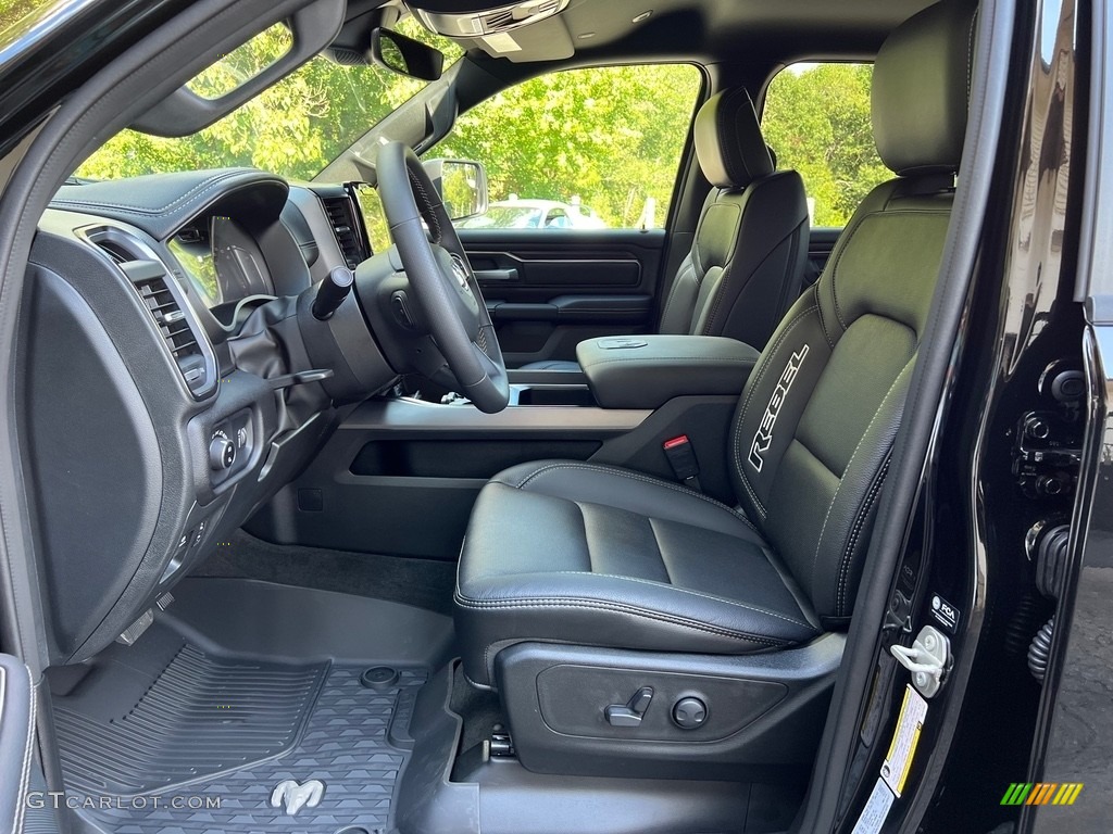Black Interior 2024 Ram 1500 Rebel Night Edition Crew Cab 4x4 Photo #146571146