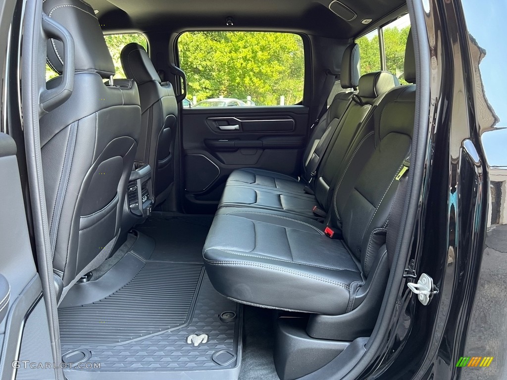 2024 Ram 1500 Rebel Night Edition Crew Cab 4x4 Rear Seat Photo #146571242