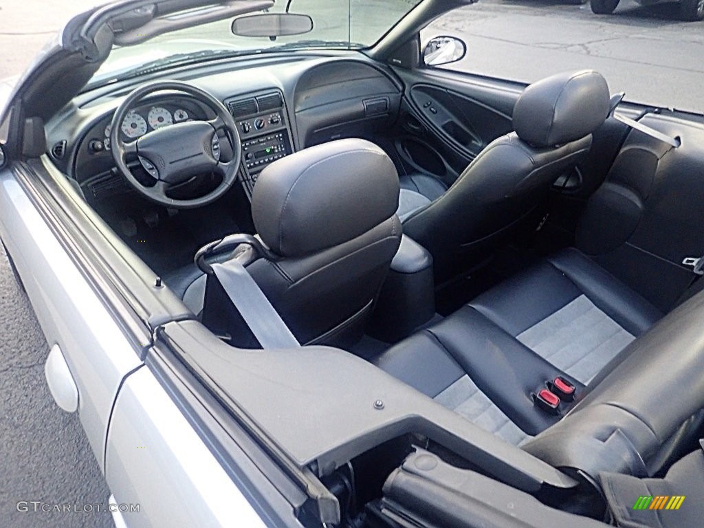 Dark Charcoal Interior 2001 Ford Mustang Cobra Convertible Photo #146571601