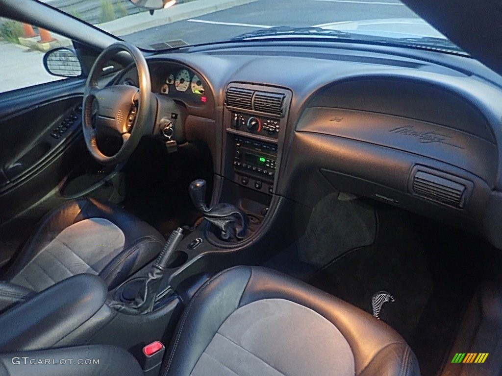 2001 Ford Mustang Cobra Convertible Dark Charcoal Dashboard Photo #146571719