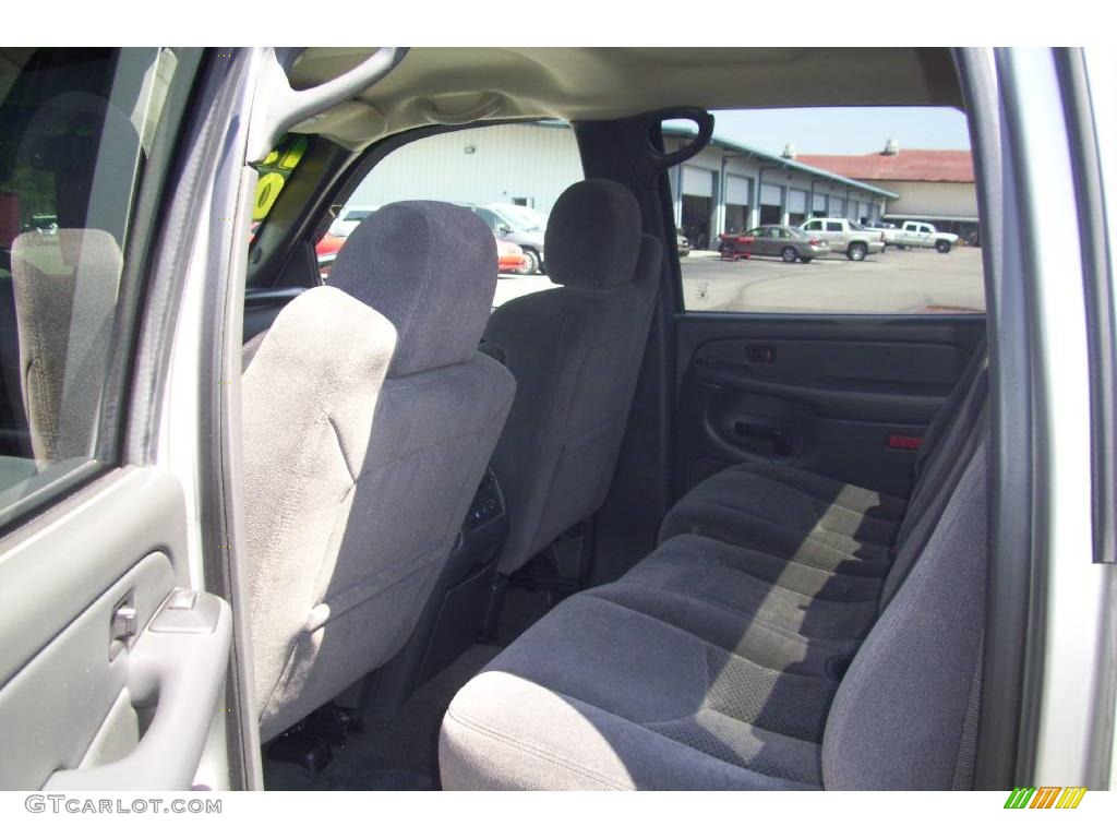 2005 Silverado 1500 LS Crew Cab - Silver Birch Metallic / Dark Charcoal photo #5