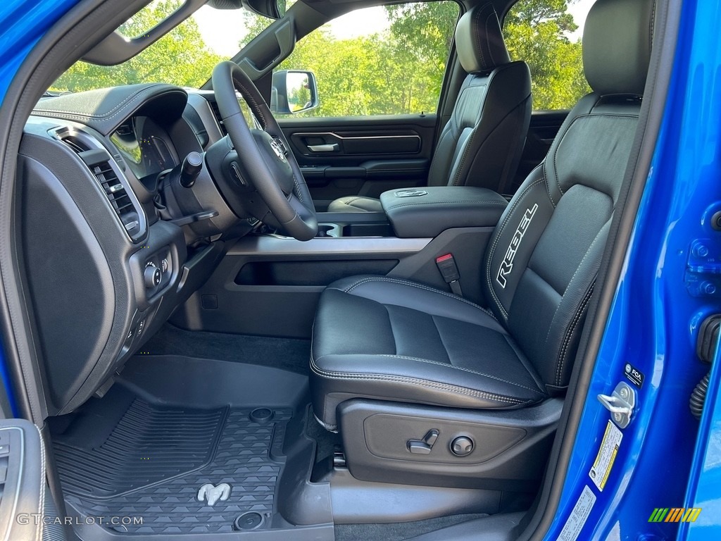 2024 1500 Rebel Night Edition Crew Cab 4x4 - Hydro Blue Pearl / Black photo #11