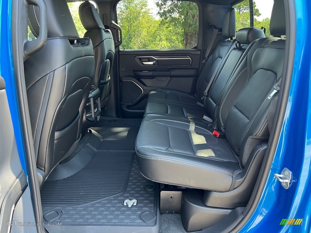 2024 1500 Rebel Night Edition Crew Cab 4x4 - Hydro Blue Pearl / Black photo #15