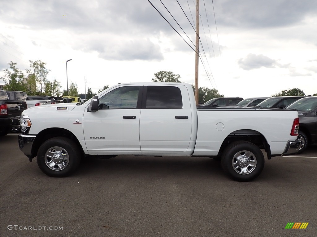 Bright White 2024 Ram 3500 Tradesman Crew Cab 4x4 Exterior Photo #146572218