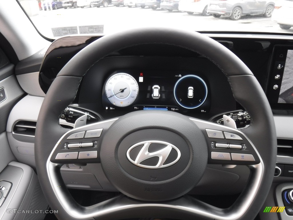 2024 Hyundai Palisade SEL AWD Gray/Black Steering Wheel Photo #146572252