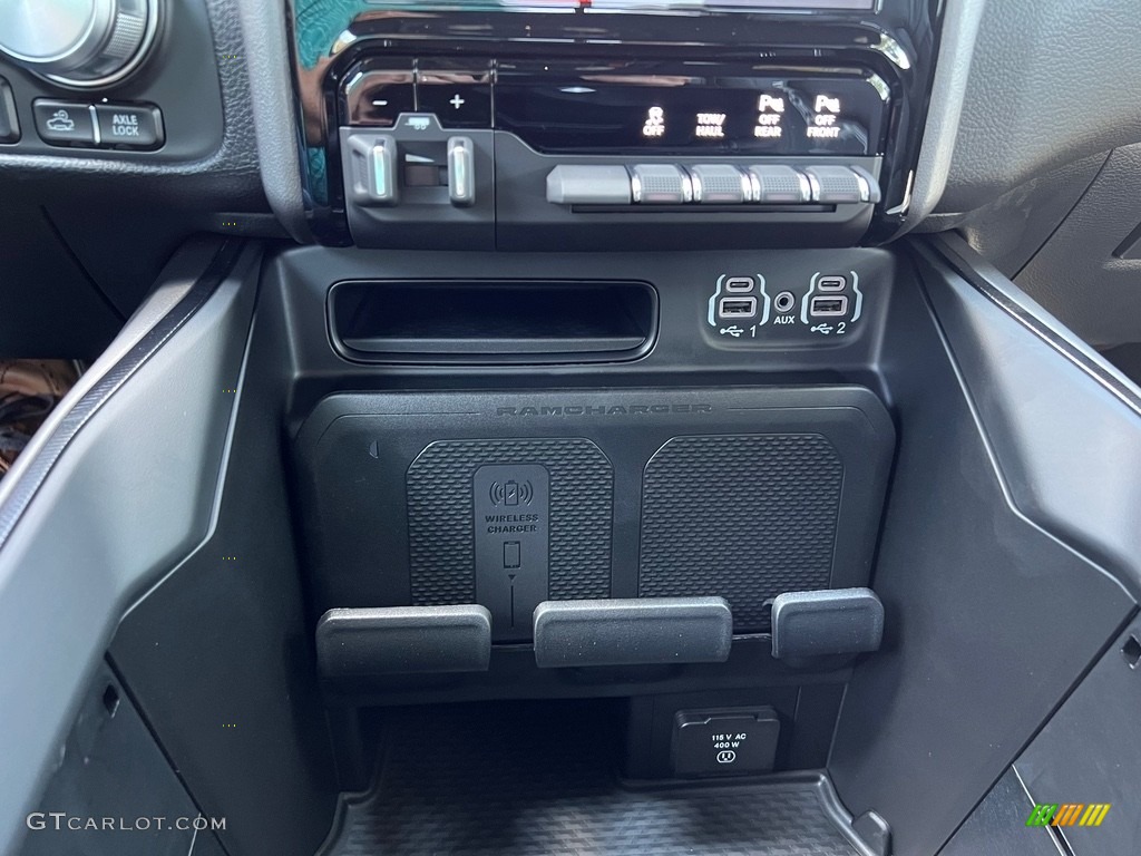 2024 1500 Rebel Night Edition Crew Cab 4x4 - Hydro Blue Pearl / Black photo #26