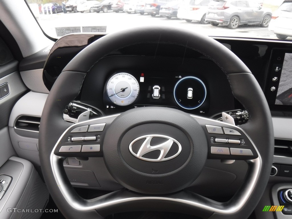 2024 Hyundai Palisade SEL AWD Gray/Black Steering Wheel Photo #146572346