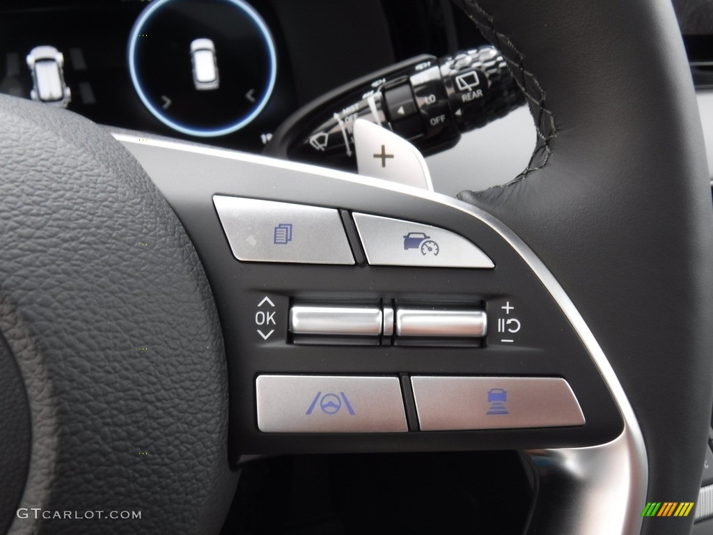 2024 Hyundai Palisade SEL AWD Gray/Black Steering Wheel Photo #146572392