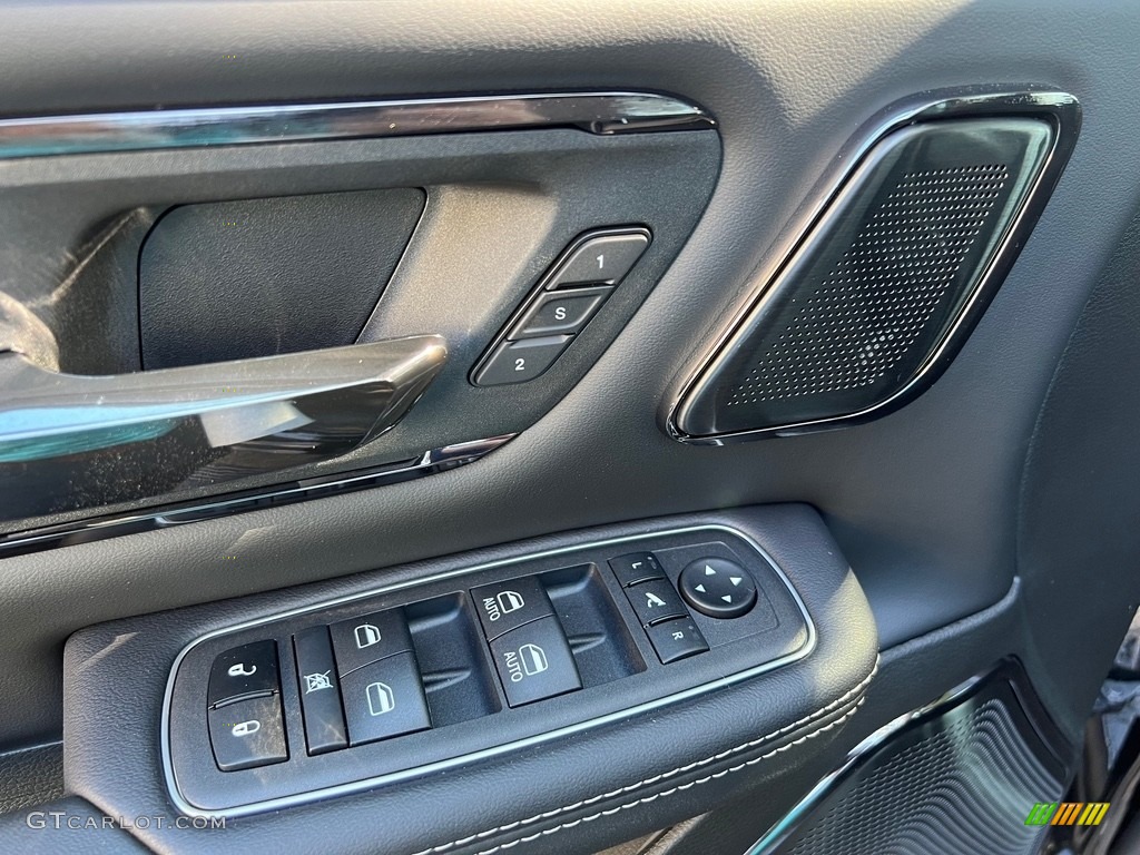 2024 Ram 1500 Limited Night Edition Crew Cab 4x4 Black Door Panel Photo #146572760