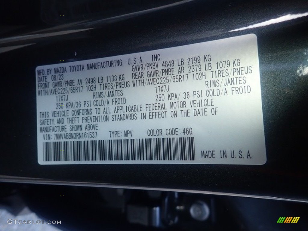 2024 CX-50 Color Code 46G for Machine Gray Metallic Photo #146572761