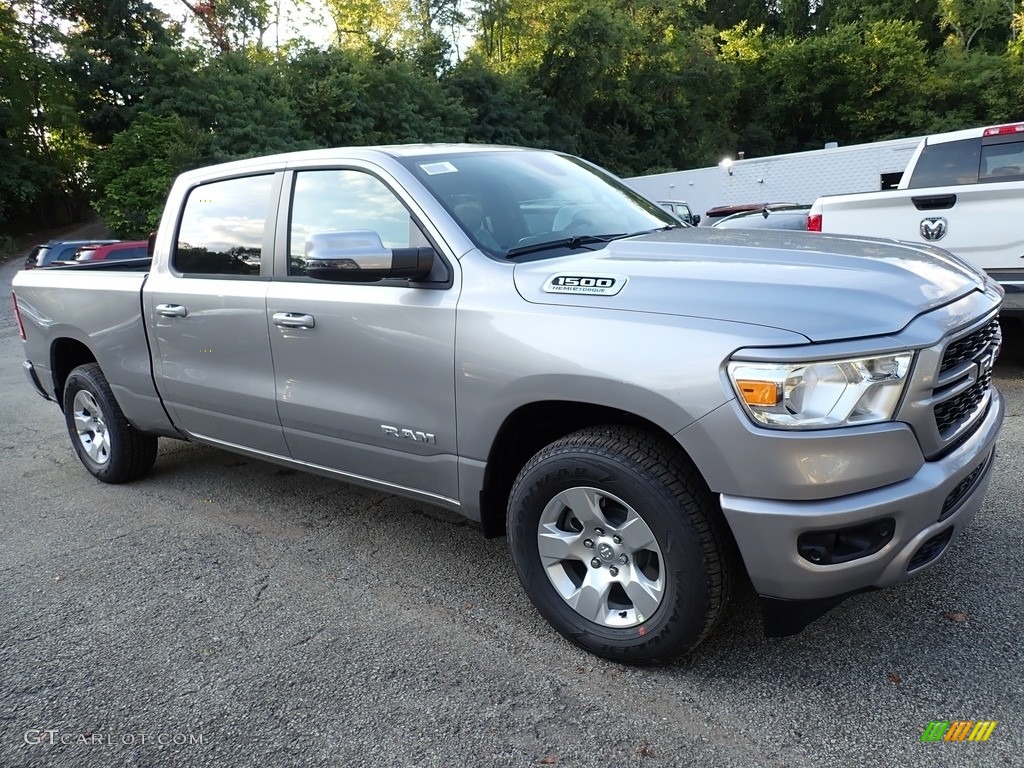 Billet Silver Metallic 2024 Ram 1500 Big Horn Crew Cab 4x4 Exterior Photo #146572848