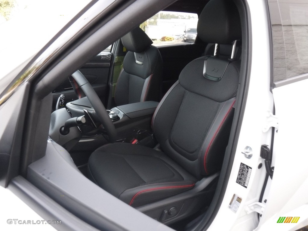 Black Interior 2024 Hyundai Tucson N-Line Hybrid AWD Photo #146572981