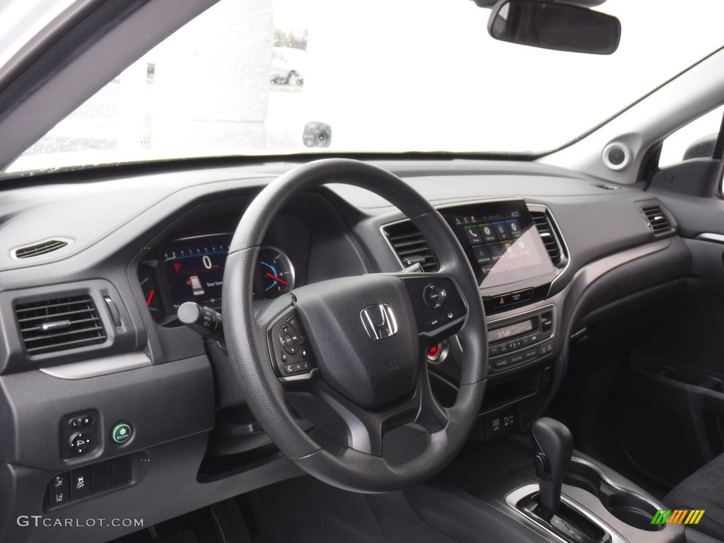2020 Honda Pilot EX AWD Black Dashboard Photo #146573144