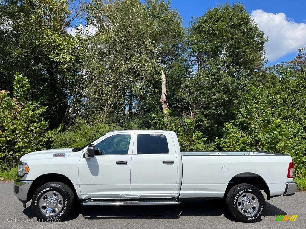 Bright White 2024 Ram 2500 Tradesman Crew Cab 4x4 Exterior Photo #146573318