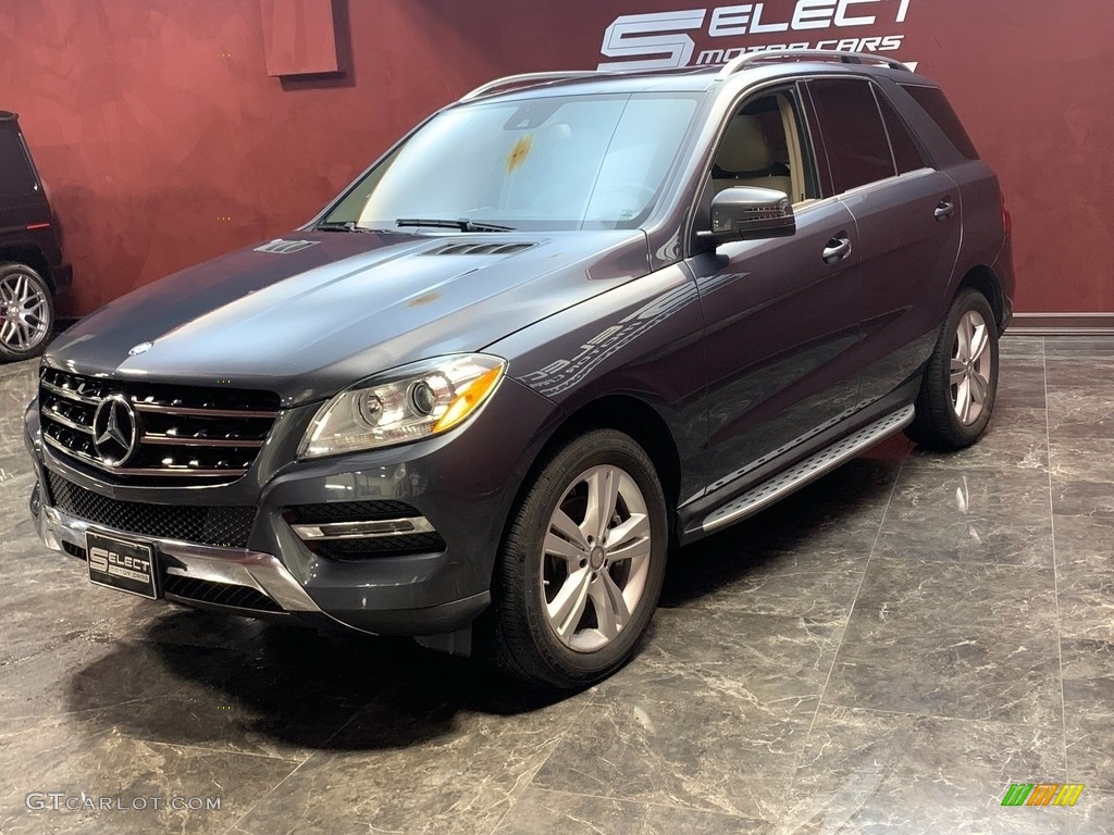 2015 ML 350 4Matic - Steel Grey Metallic / Almond Beige/Mocha photo #6
