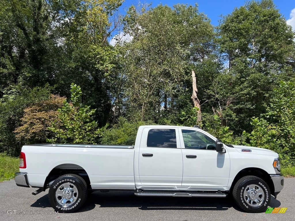 Bright White 2024 Ram 2500 Tradesman Crew Cab 4x4 Exterior Photo #146573402